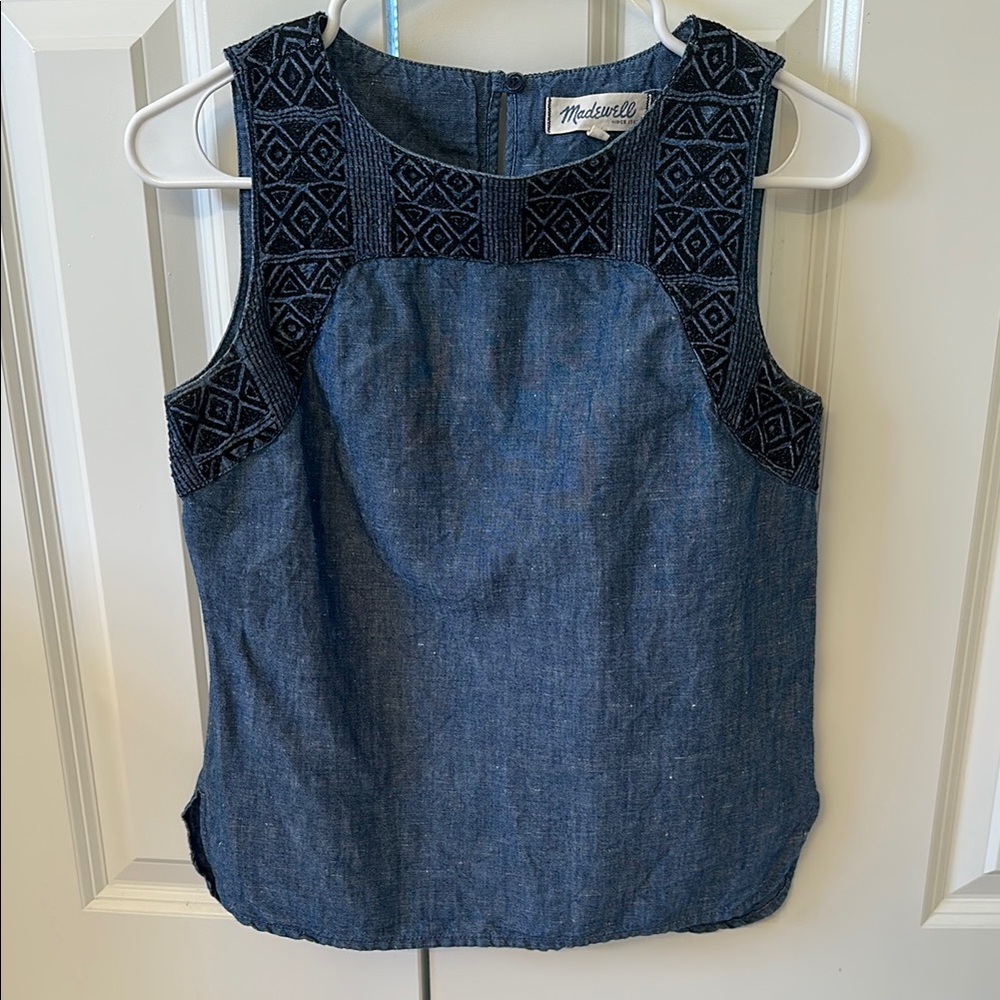 Madewell Chambray Top